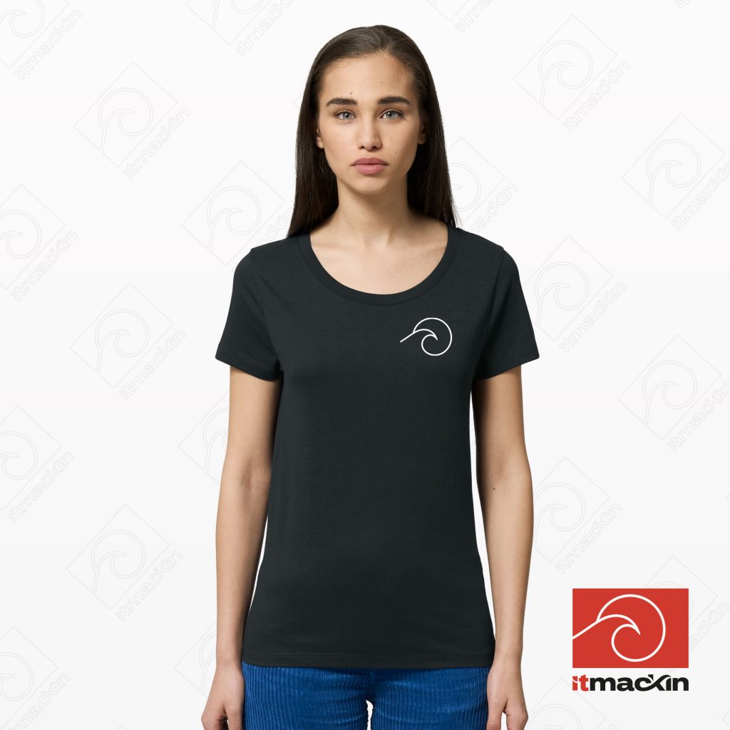 ItMackin Wave T-Shirt Black Front