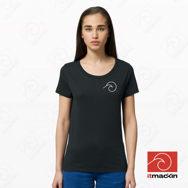 ItMackin Wave T-Shirt Black Front ItMackin Wave T-Shirt Black Front
