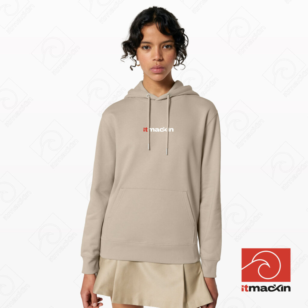 ItMackin Womens Surfers Hoodie Desert Sand Front